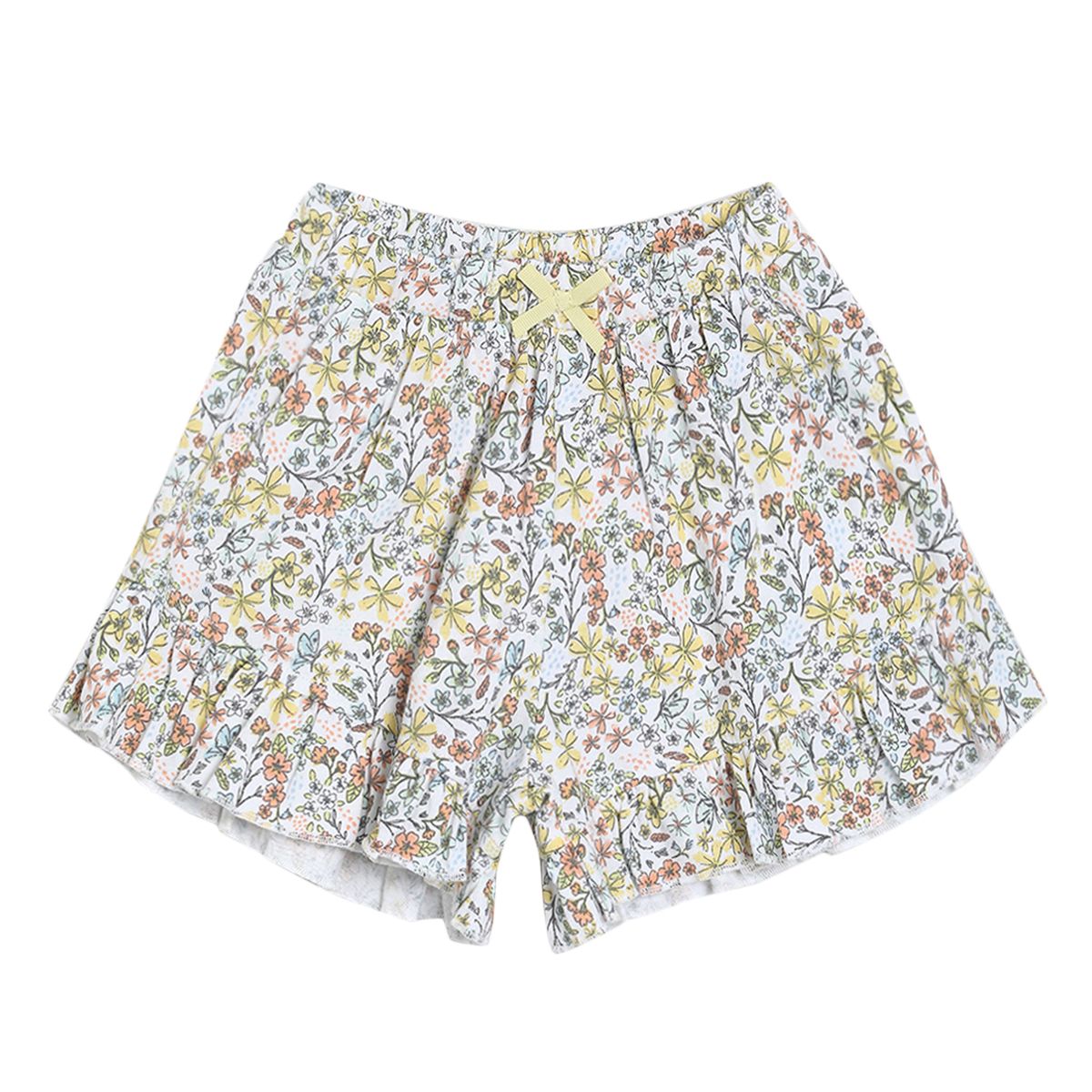 Pack of 2 top and shorts set - white & light blue for 0-3 Months