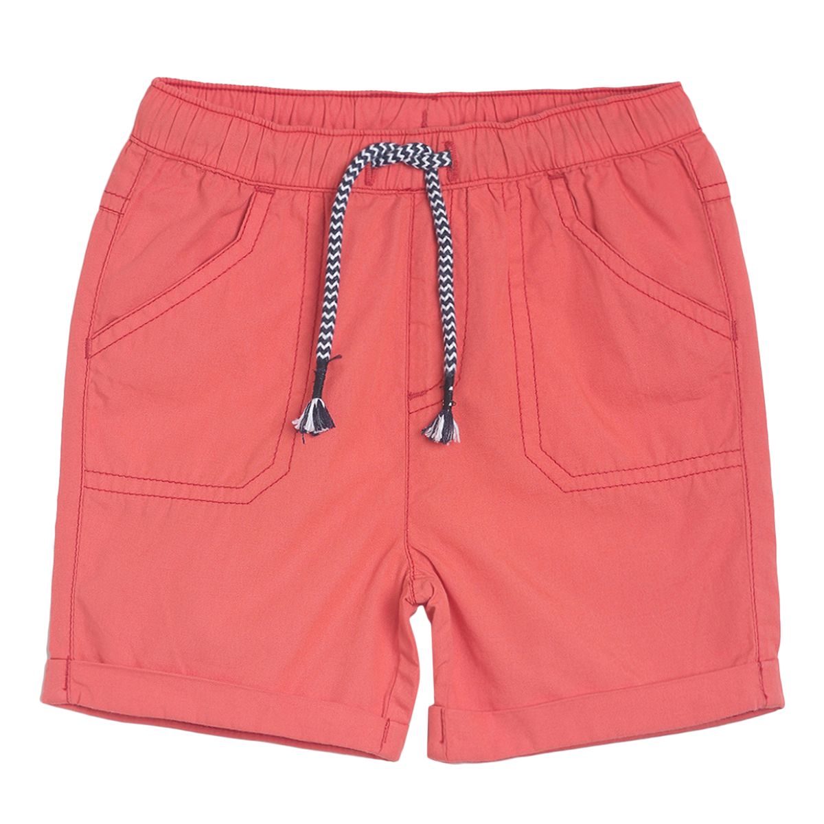 Pack of 1 woven shorts - red for 3-6 Months
