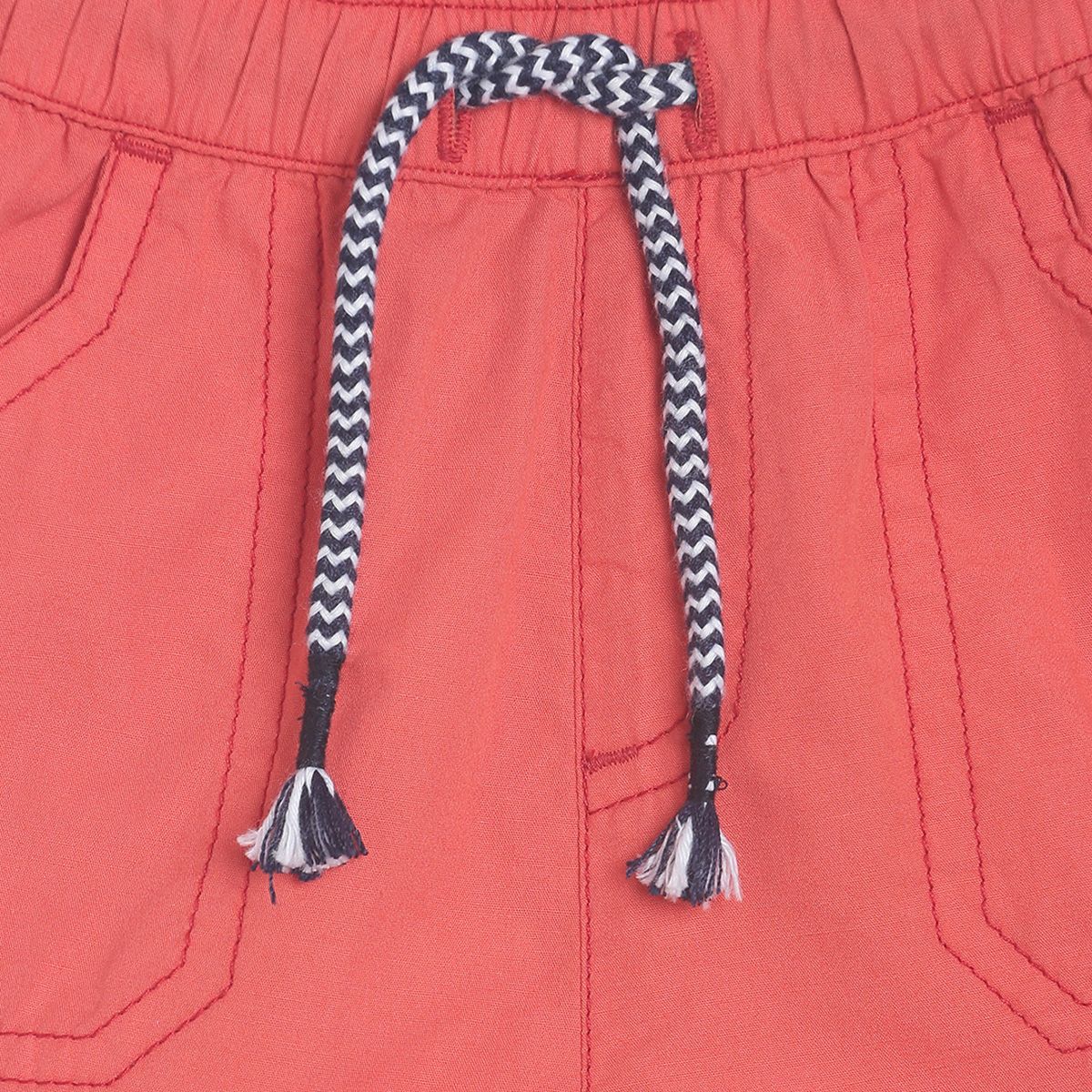 Pack of 1 woven shorts - red for 3-6 Months