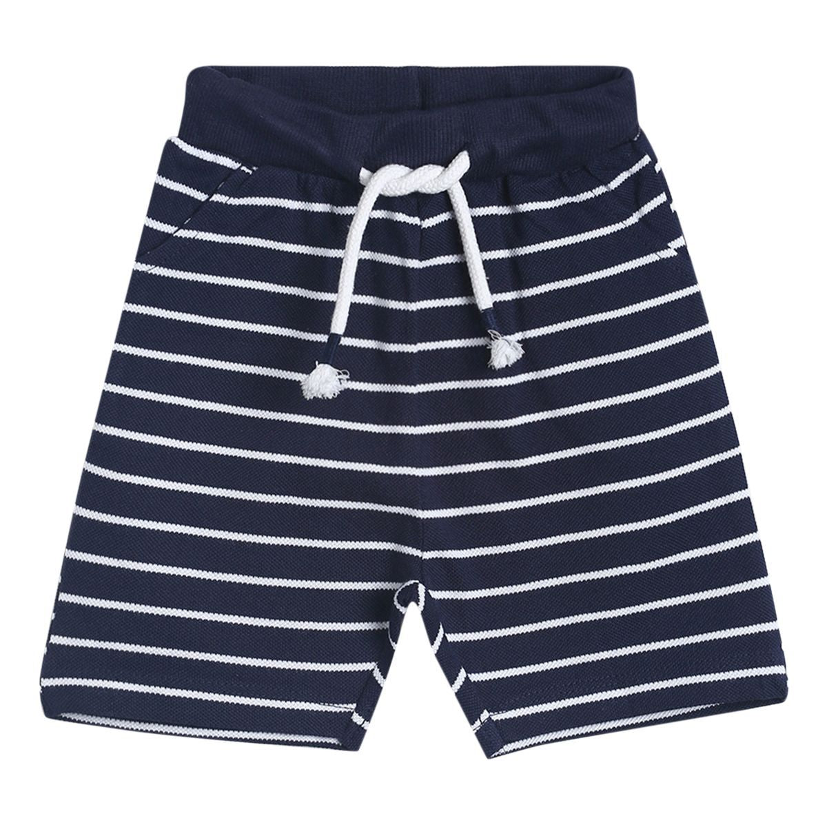 Pack of 1 knit shorts - navy for 3-6 Months