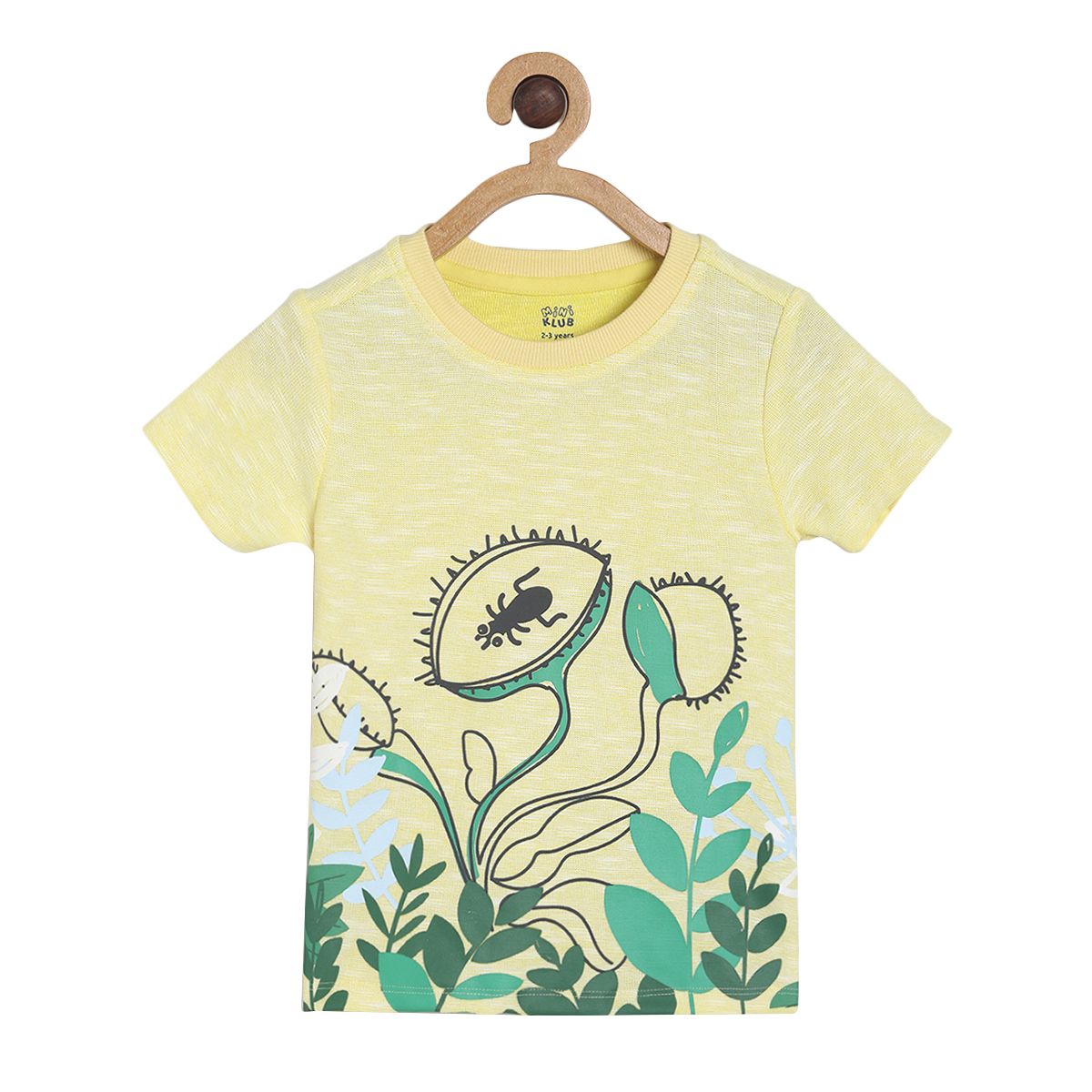 Yellow Placement Print Tshirt