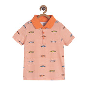 Pack of 1 pack of lo t-shirt - orange for 3-6 Months