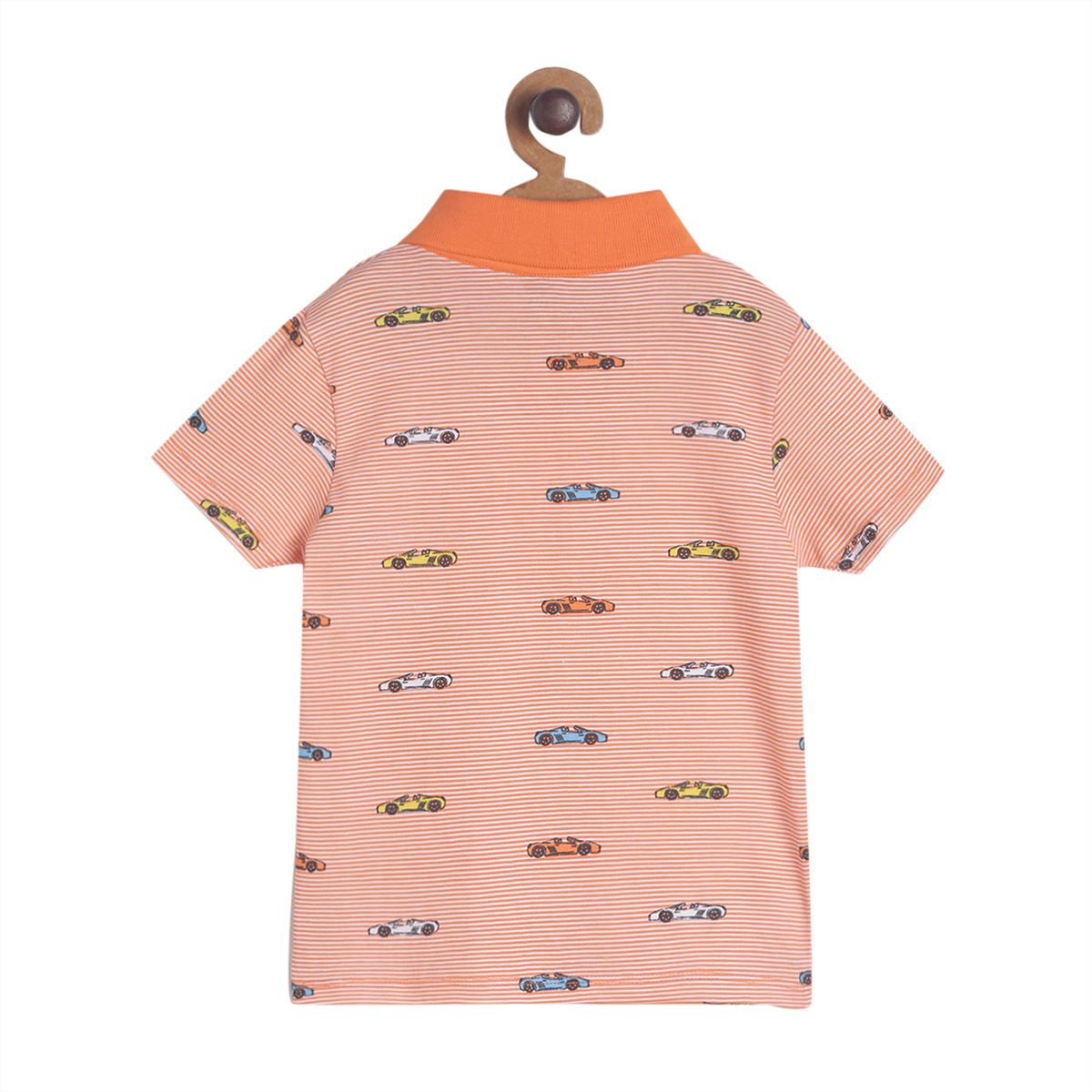 Pack of 1 pack of lo t-shirt - orange for 3-6 Months