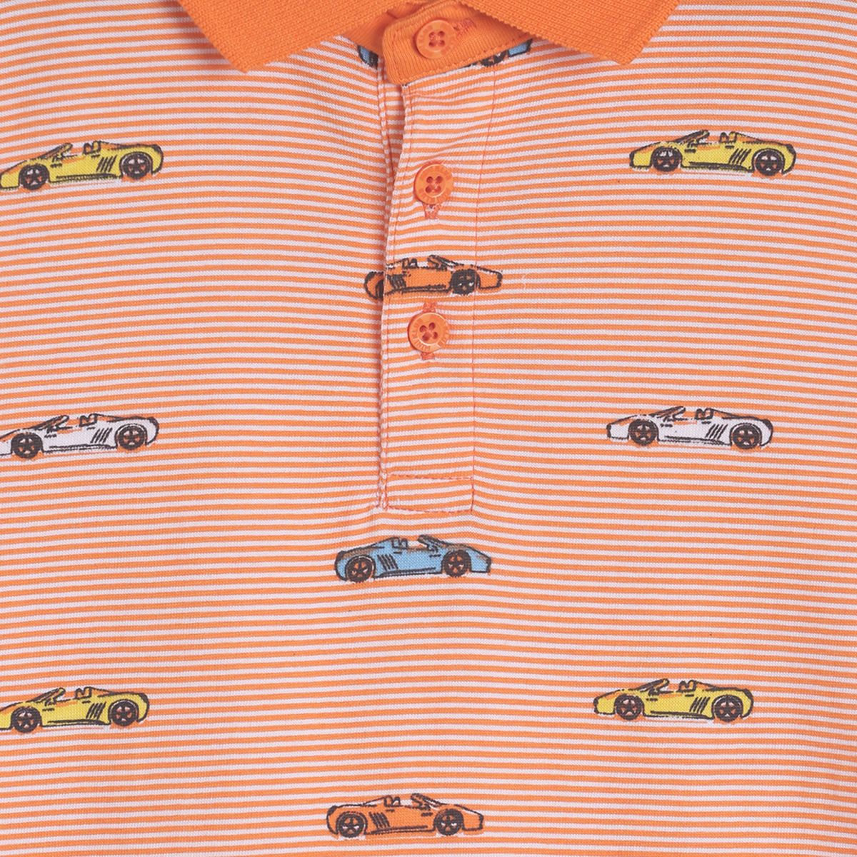 Pack of 1 pack of lo t-shirt - orange for 3-6 Months