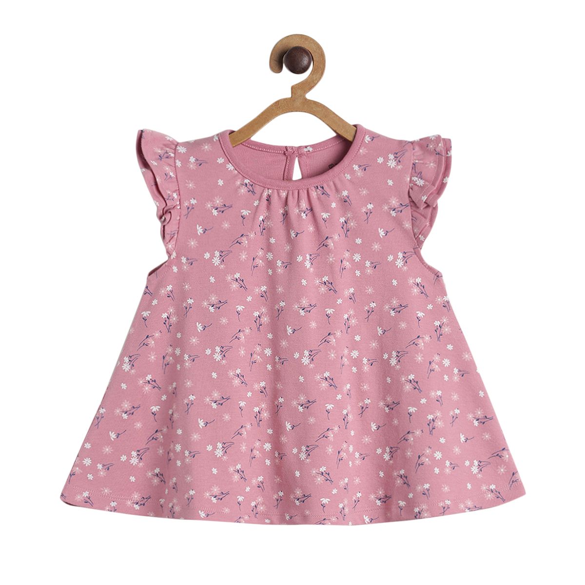 Pack of 1 knit dress - brown for 3-6 Months