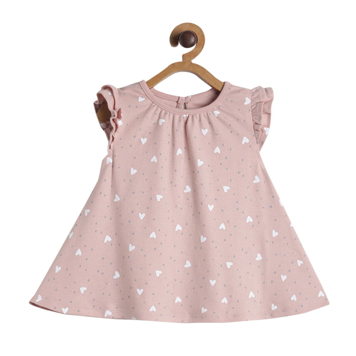 Pack of 1 knit dress - lavender for 3-6 Months