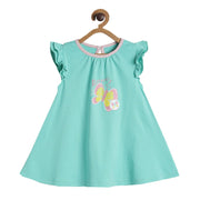 Pack of 1 knit dress - green for 3-6 Months