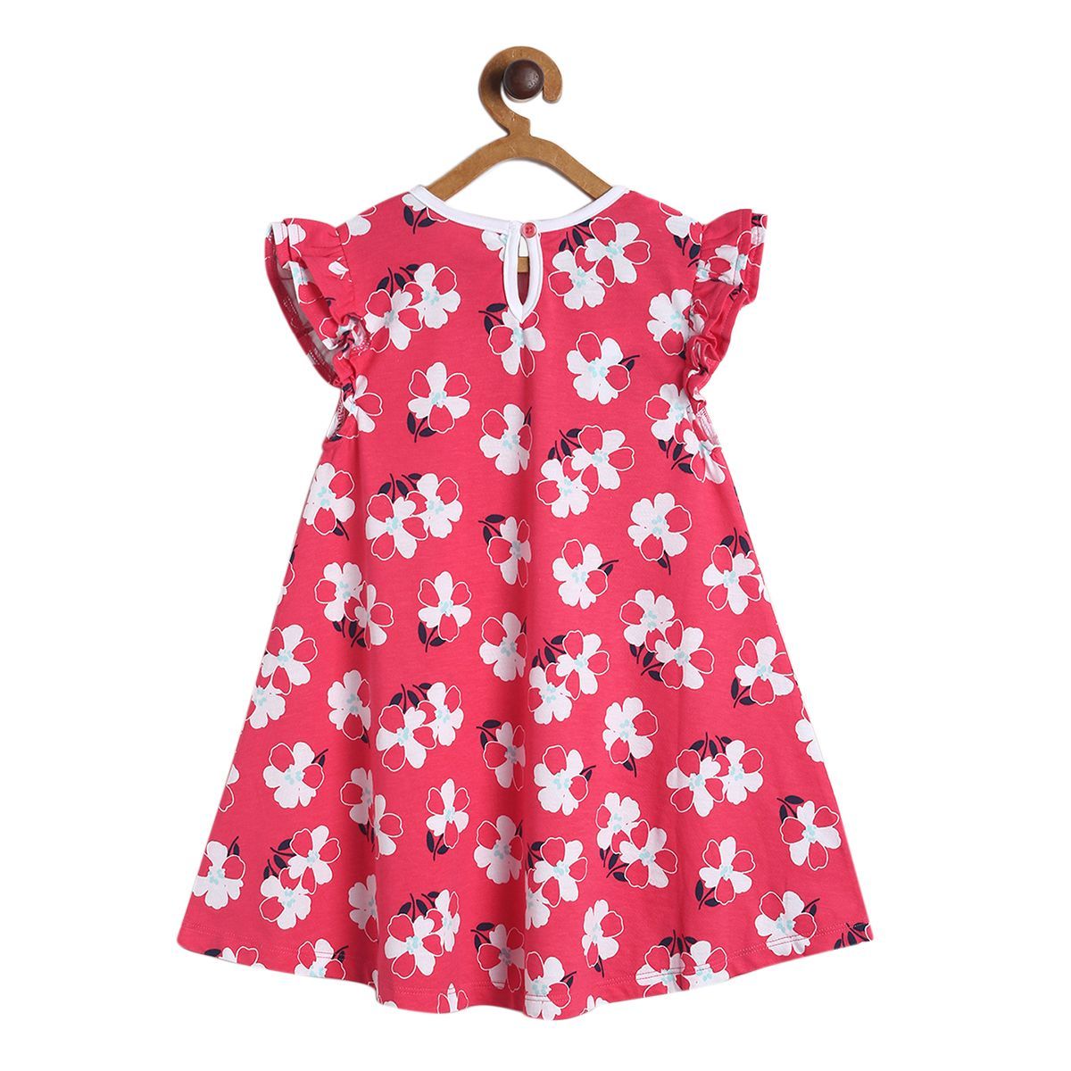 Pack of 1 knit dress - red for 3-6 Months