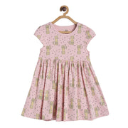 Pack of 1 knit dress - pink for 3-6 Months