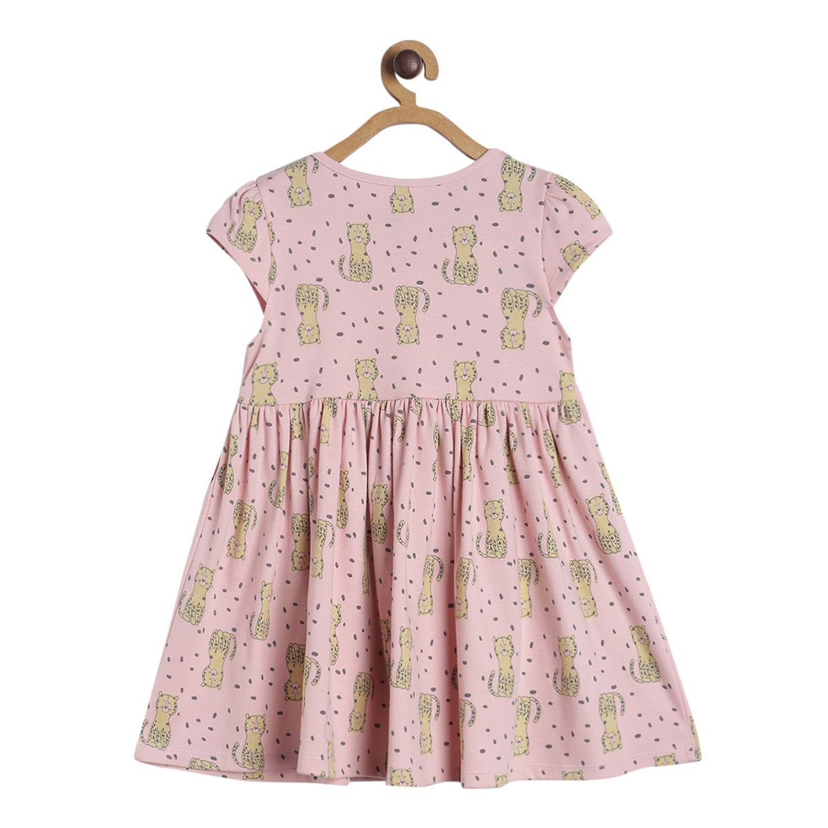 Pack of 1 knit dress - pink for 3-6 Months