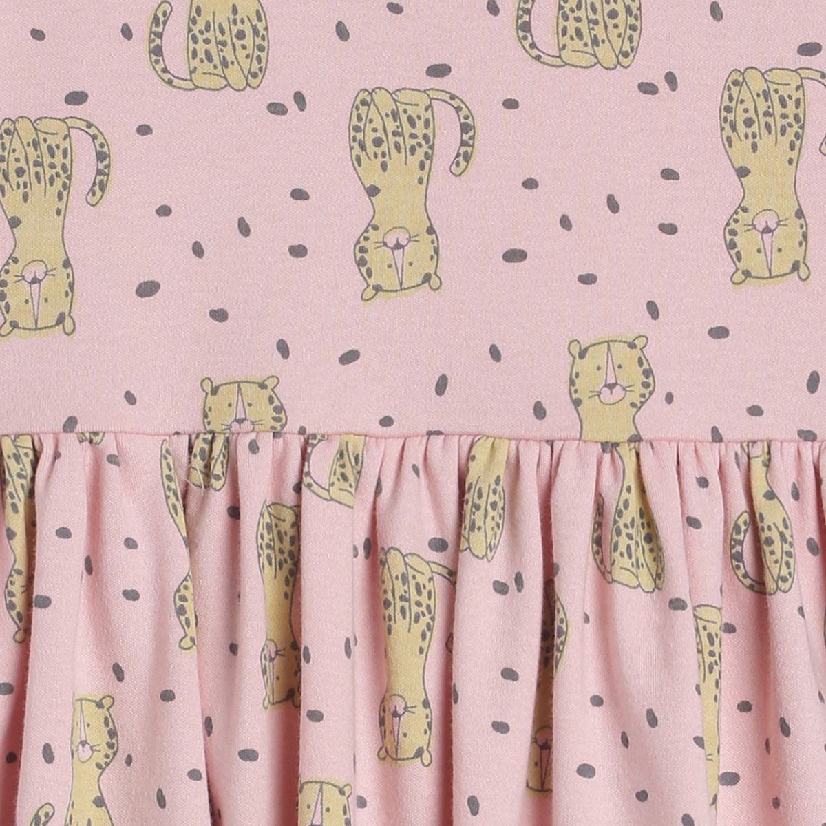 Pack of 1 knit dress - pink for 3-6 Months