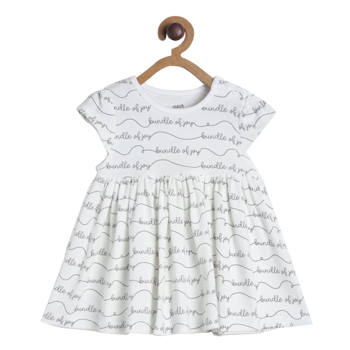 Pack of 1 knit dress - white for 3-6 Months