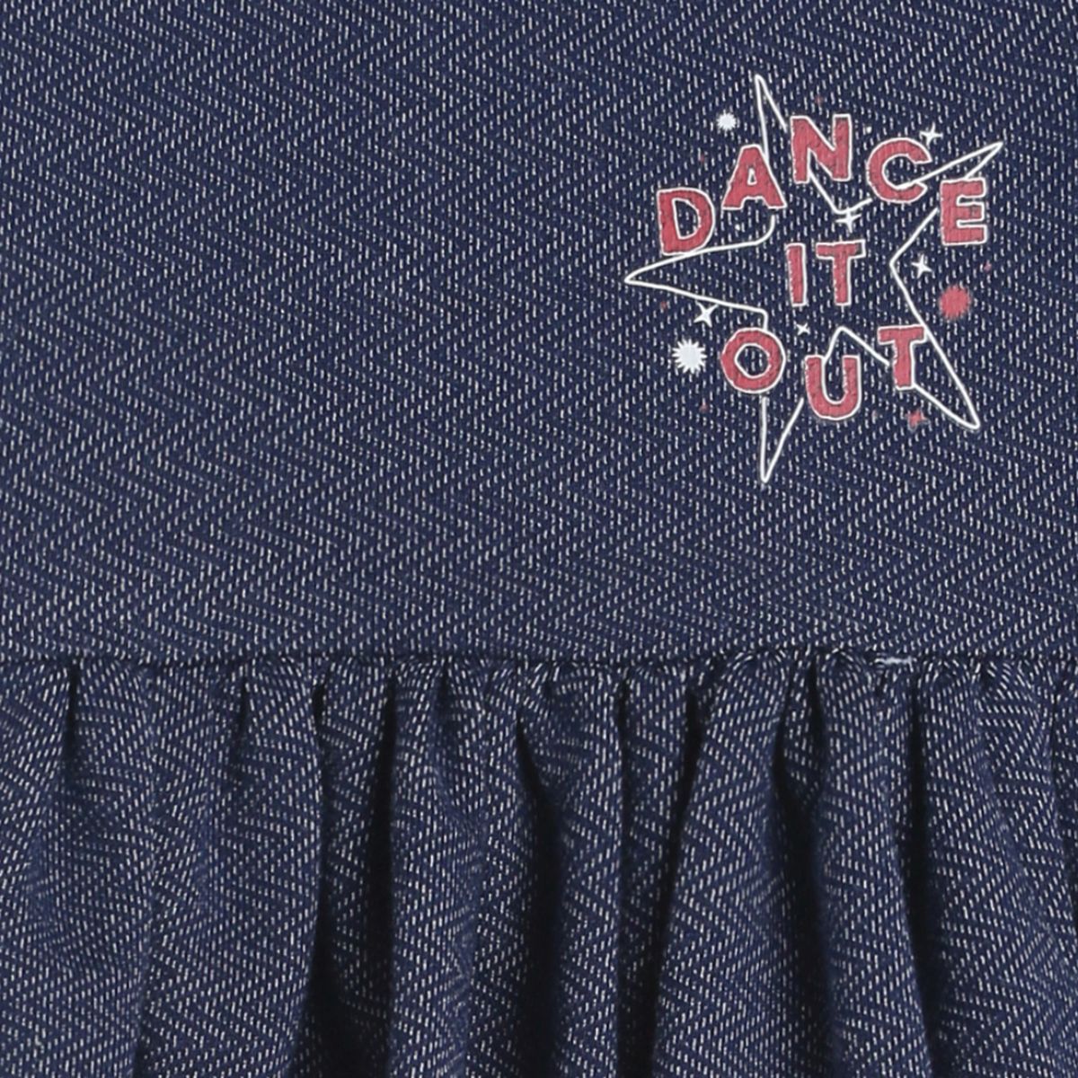 Pack of 1 knit dress - indigo for 3-6 Months