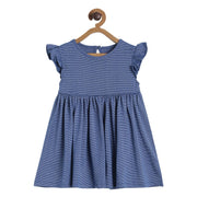 Pack of 1 knit dress - indigo for 3-6 Months