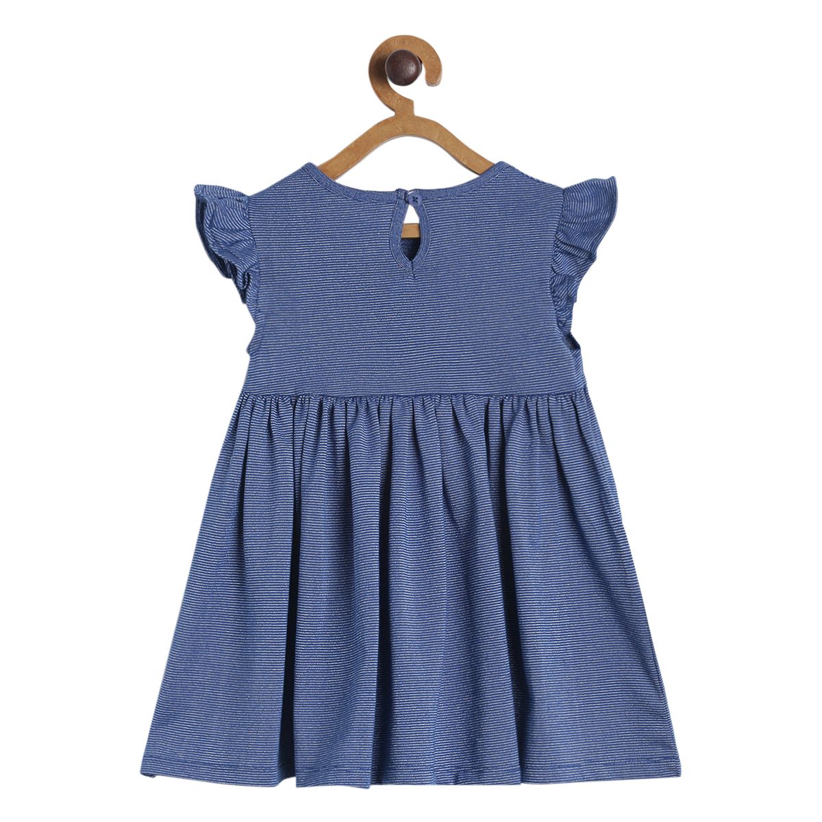 Pack of 1 knit dress - indigo for 3-6 Months