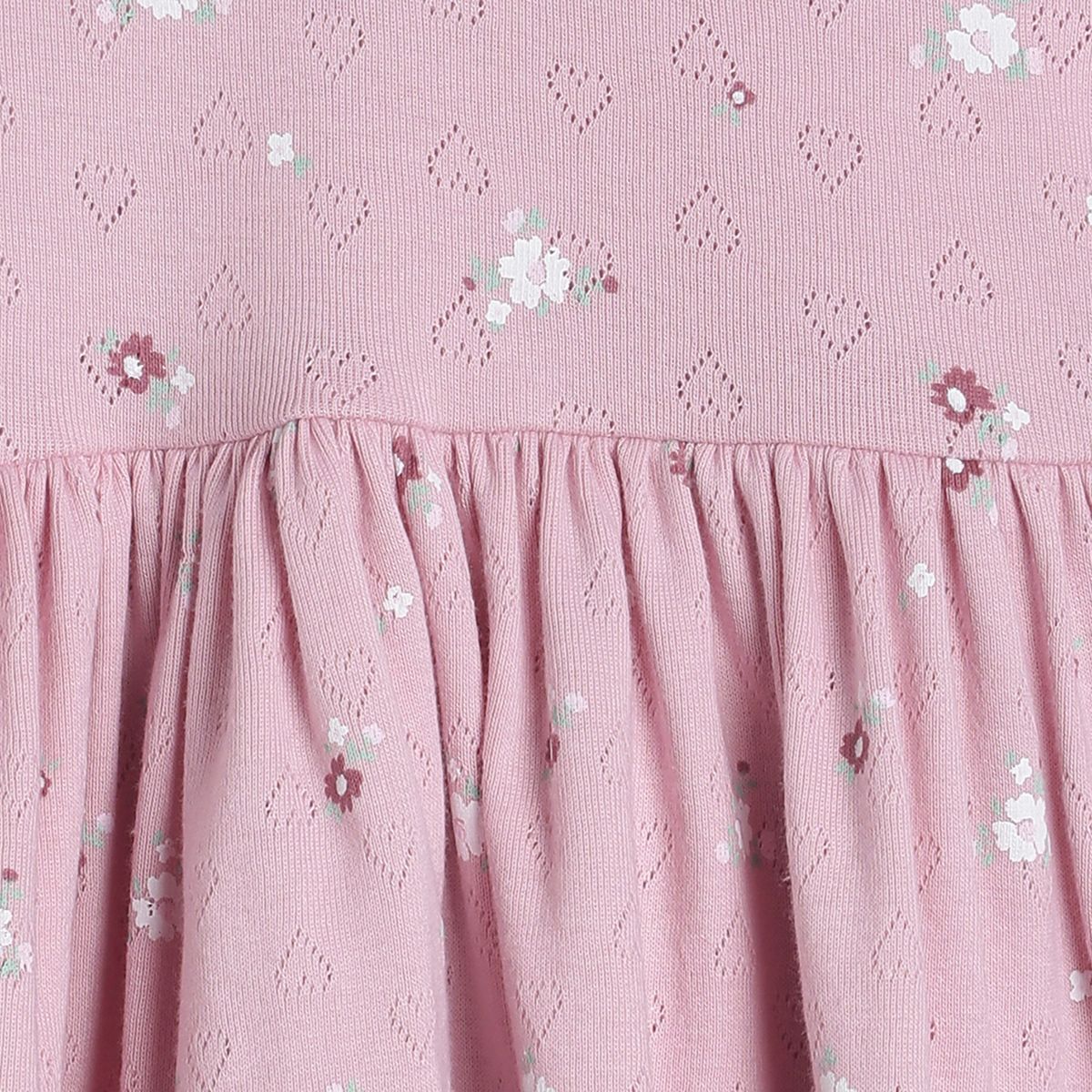 Pack of 1 knit dress - pink for 3-6 Months