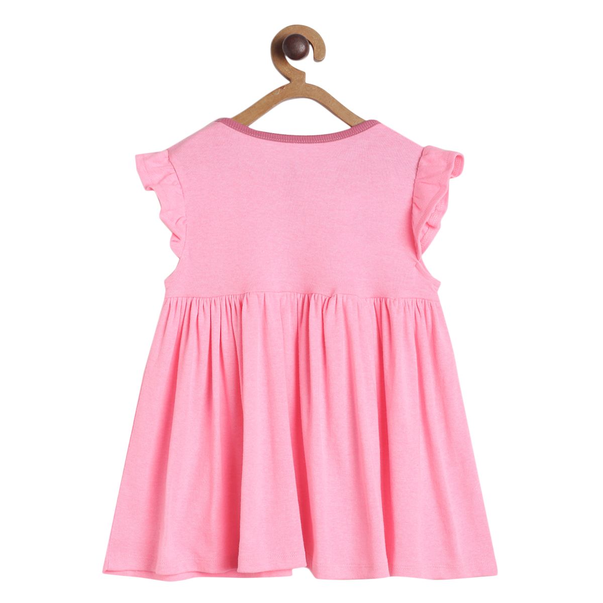 Pack of 1 knit dress - neon pink for 3-6 Months