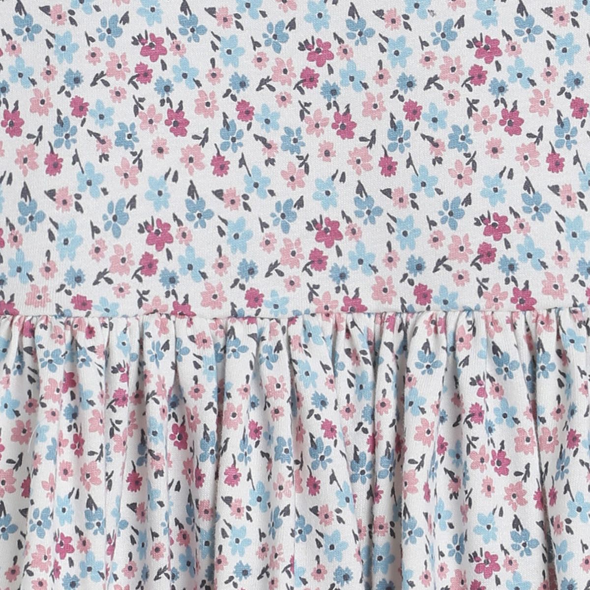 Pack of 1 knit dress - greyish blue for 3-6 Months