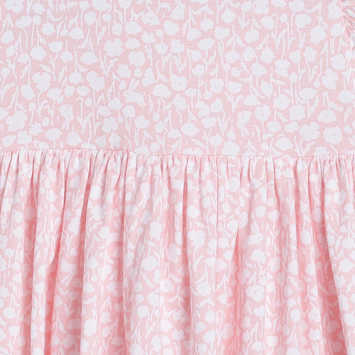 Pack of 1 knit dress - peach for 3-6 Months