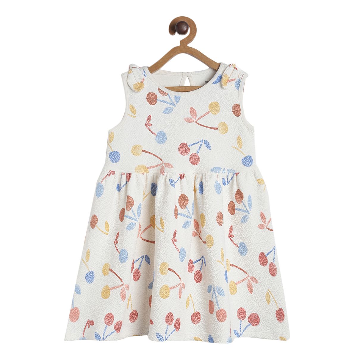 Pack of 1 knit dress - offwhite for 3-6 Months