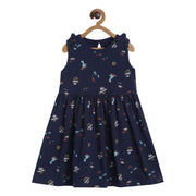 Pack of 1 knit dress - navy for 3-6 Months