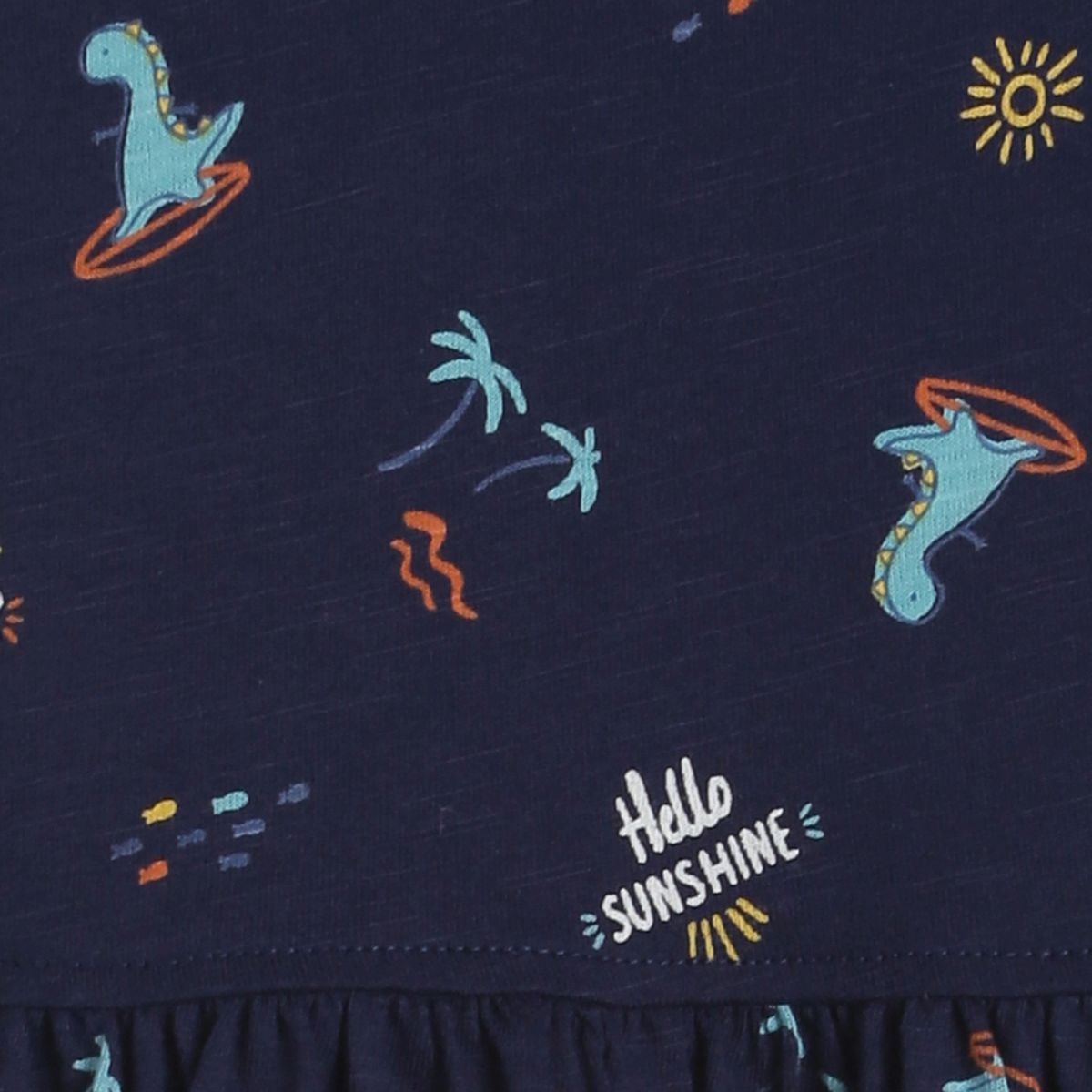 Pack of 1 knit dress - navy for 3-6 Months