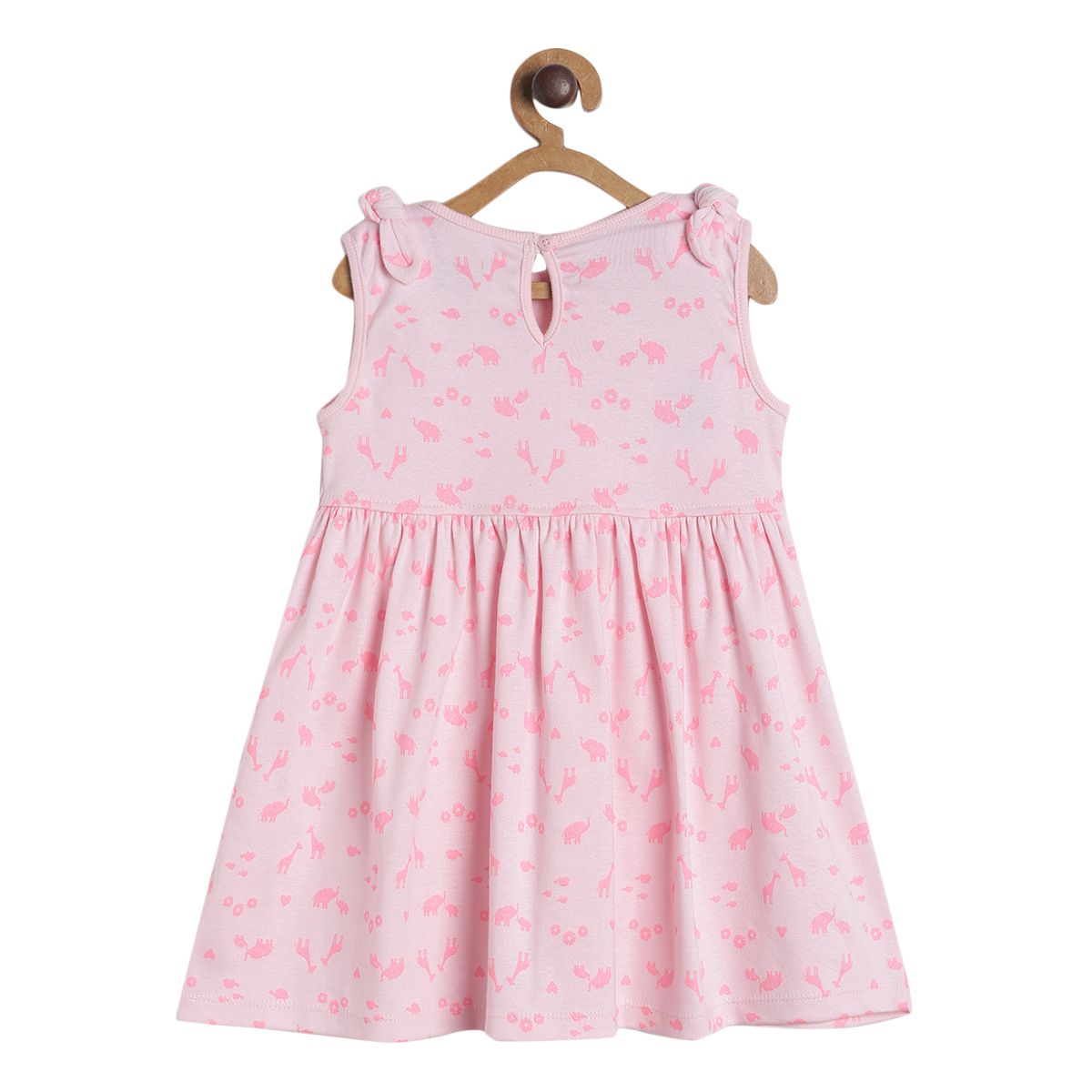 Pack of 1 knit dress - neon pink for 3-6 Months