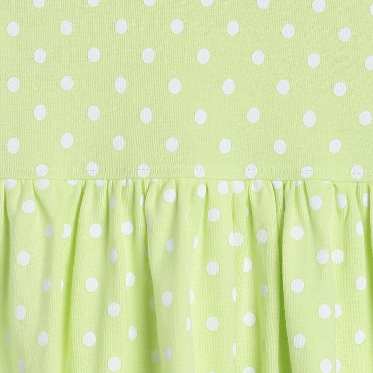Pack of 1 knit dress - neon green for 3-6 Months
