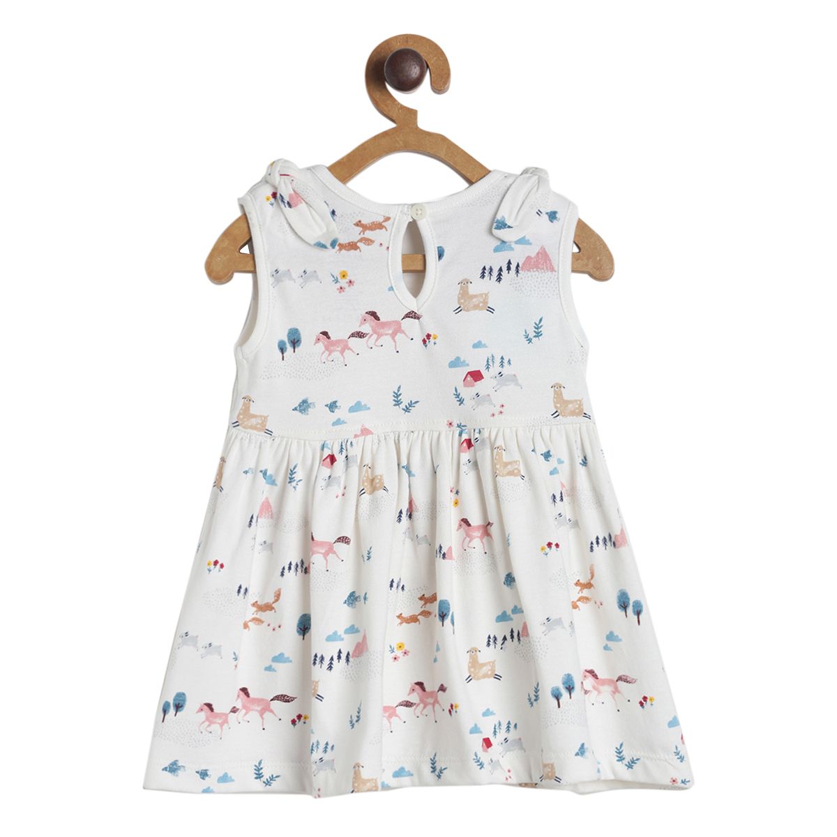 Pack of 1 knit dress - offwhite for 3-6 Months