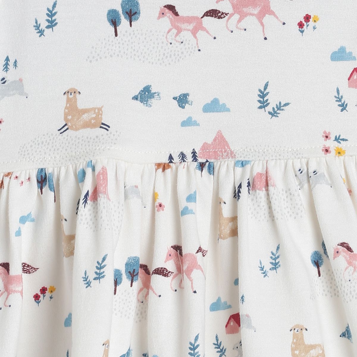 Pack of 1 knit dress - offwhite for 3-6 Months