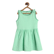 Pack of 1 knit dress - green for 3-6 Months
