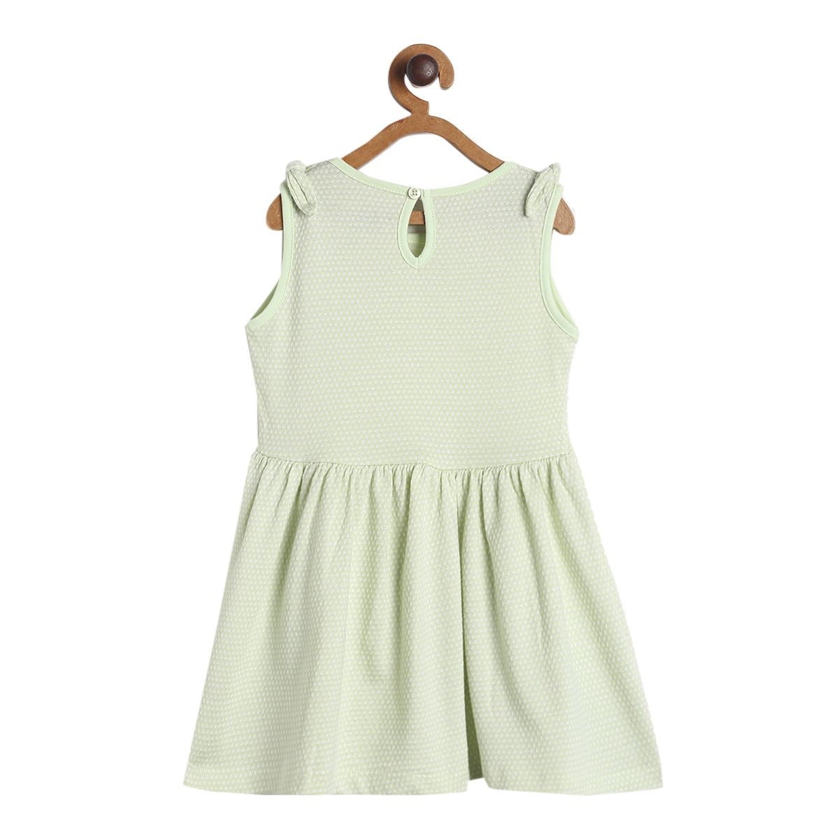 Pack of 1 knit dress - green for 3-6 Months