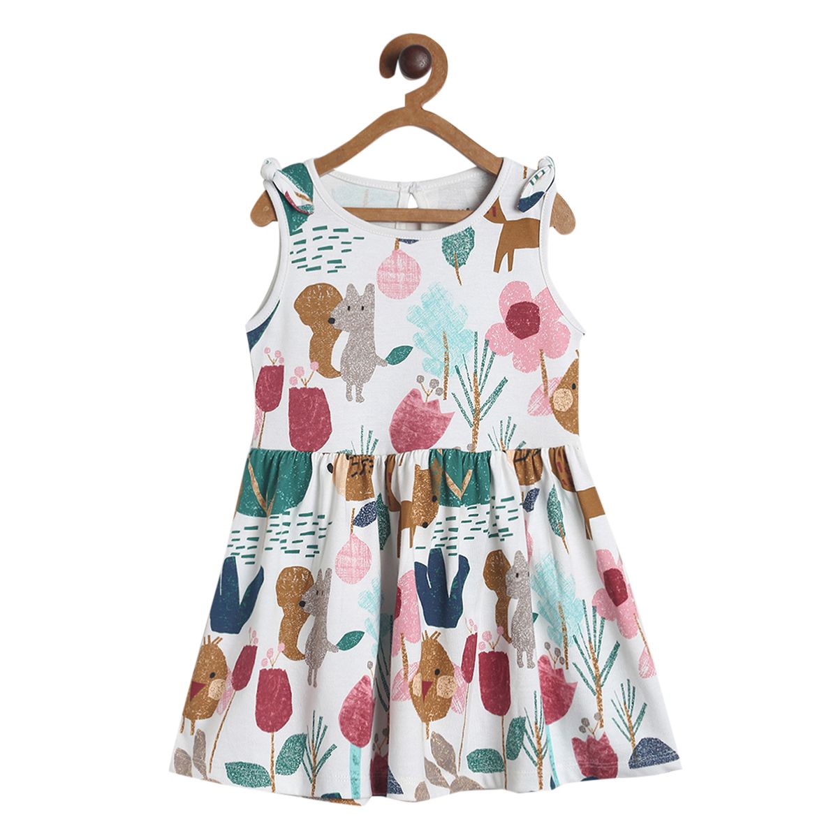 Pack of 1 knit dress - offwhite for 3-6 Months