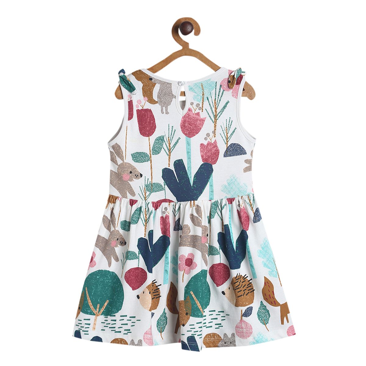 Pack of 1 knit dress - offwhite for 3-6 Months