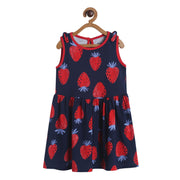 Pack of 1 knit dress - navy for 3-6 Months