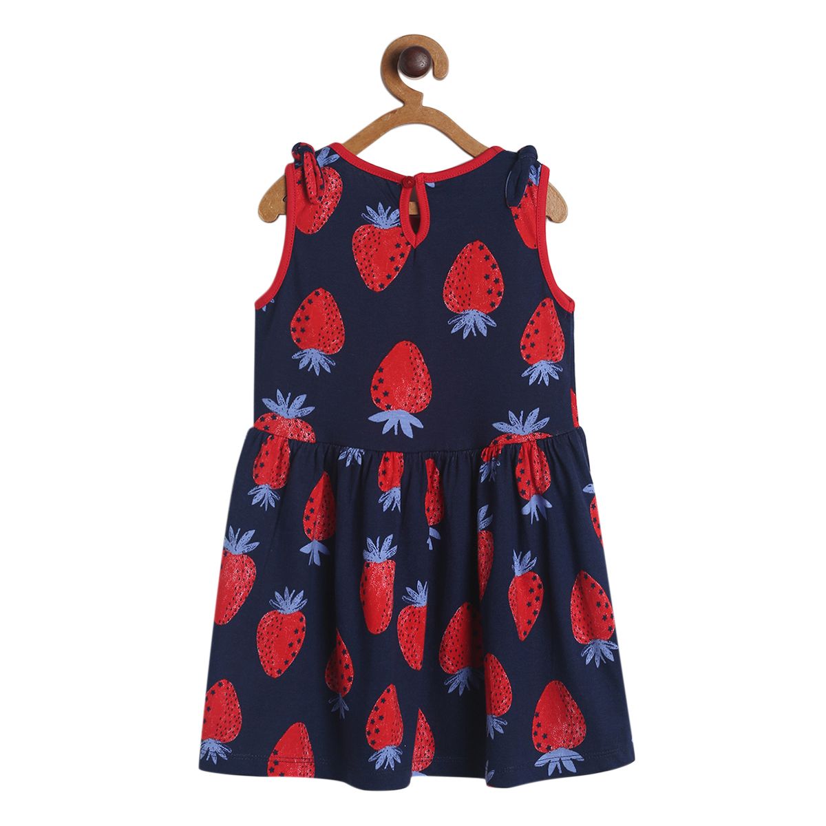 Pack of 1 knit dress - navy for 3-6 Months