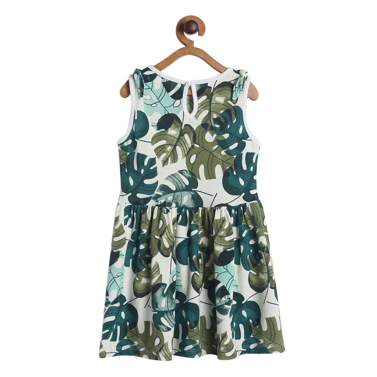 Pack of 1 knit dress - green for 3-6 Months