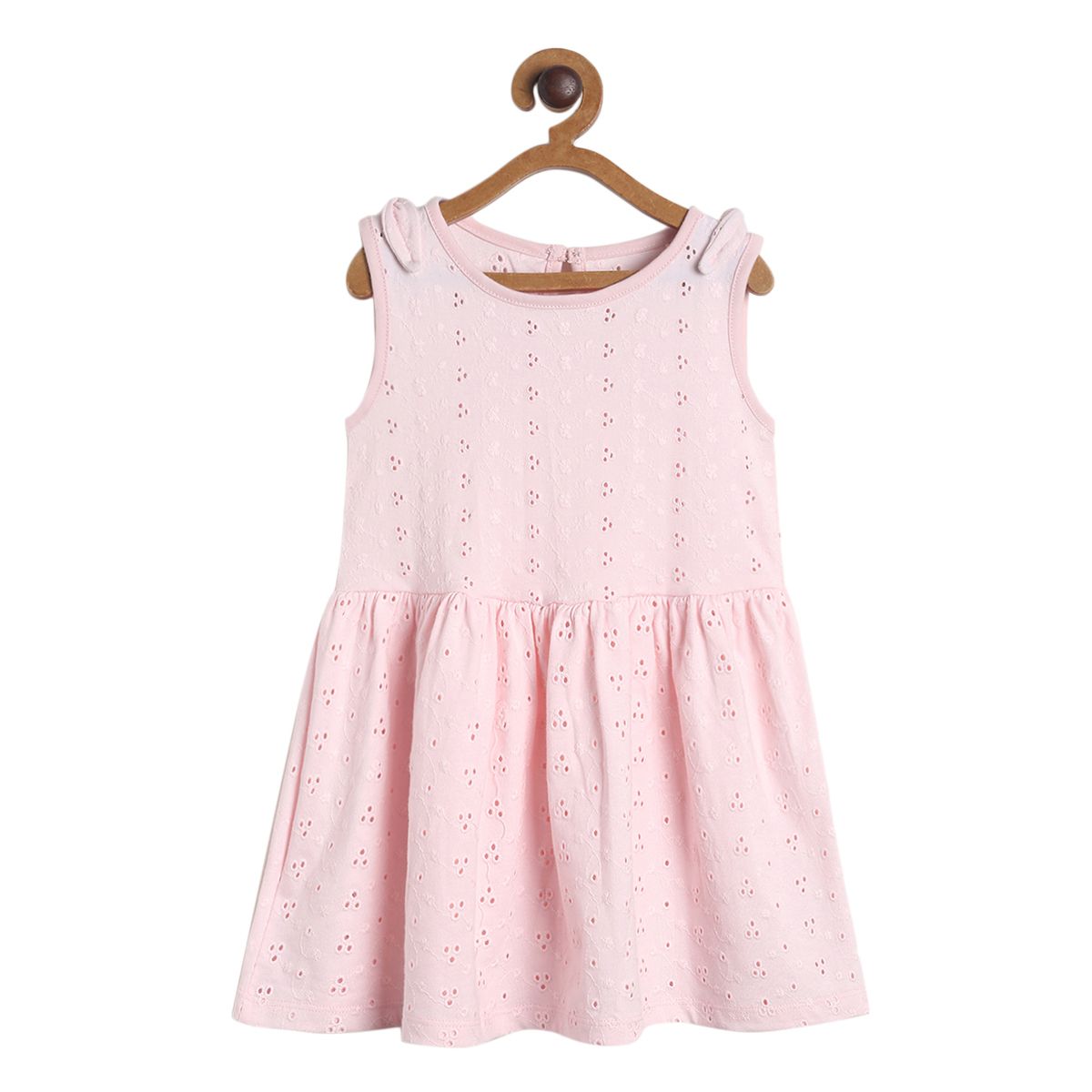 Pack of 1 knit dress - pink for 3-6 Months