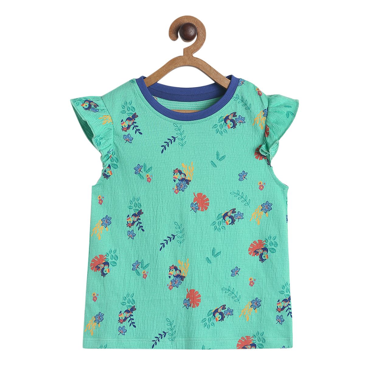 Pack of 1 knit top - green for 3-6 Months