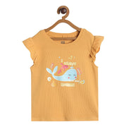 Pack of 1 knit top - yellow for 3-6 Months