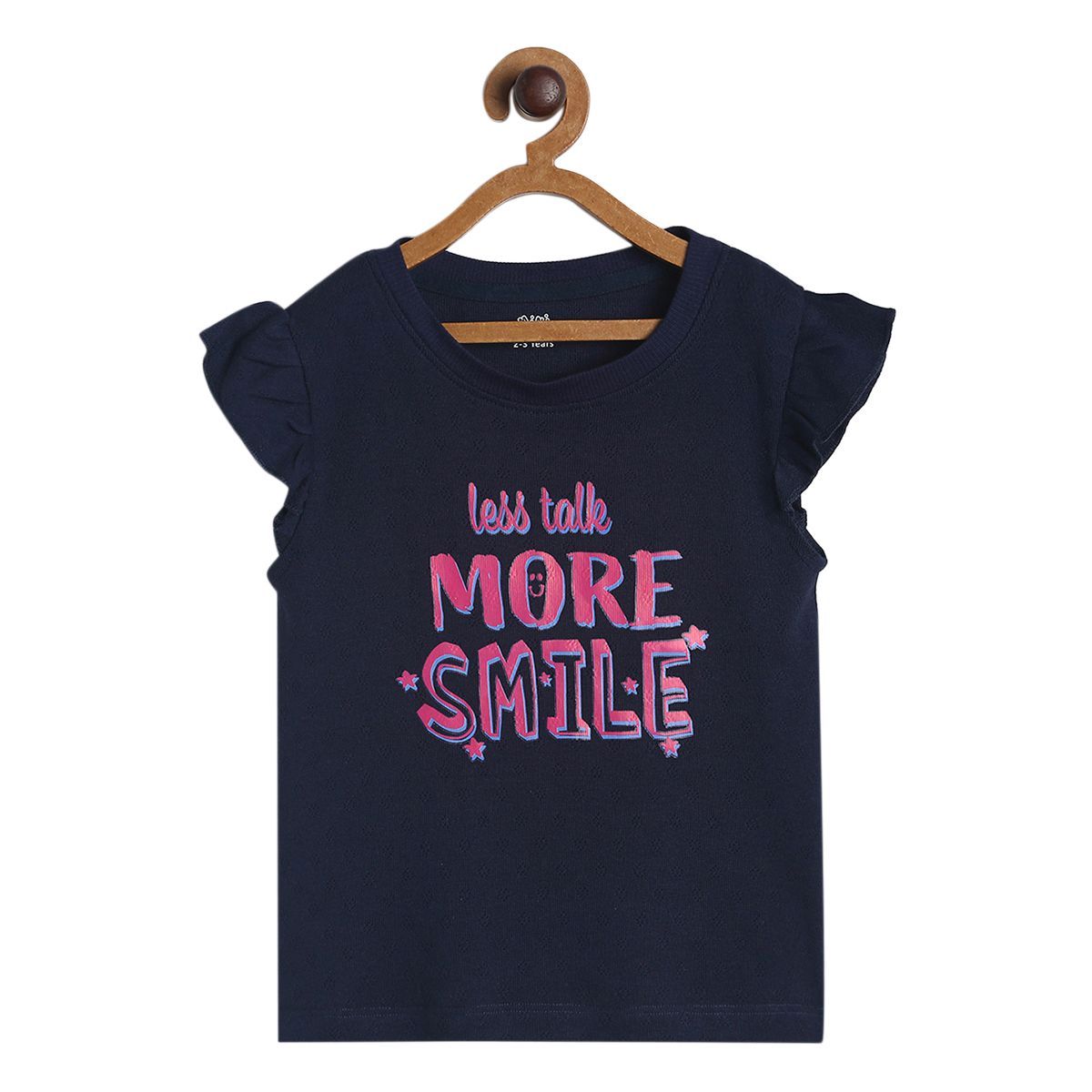 Pack of 1 knit top - navy for 3-6 Months