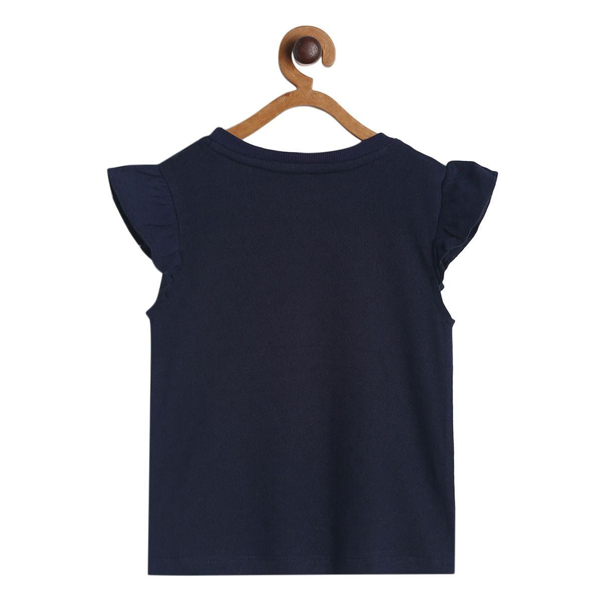 Pack of 1 knit top - navy for 3-6 Months