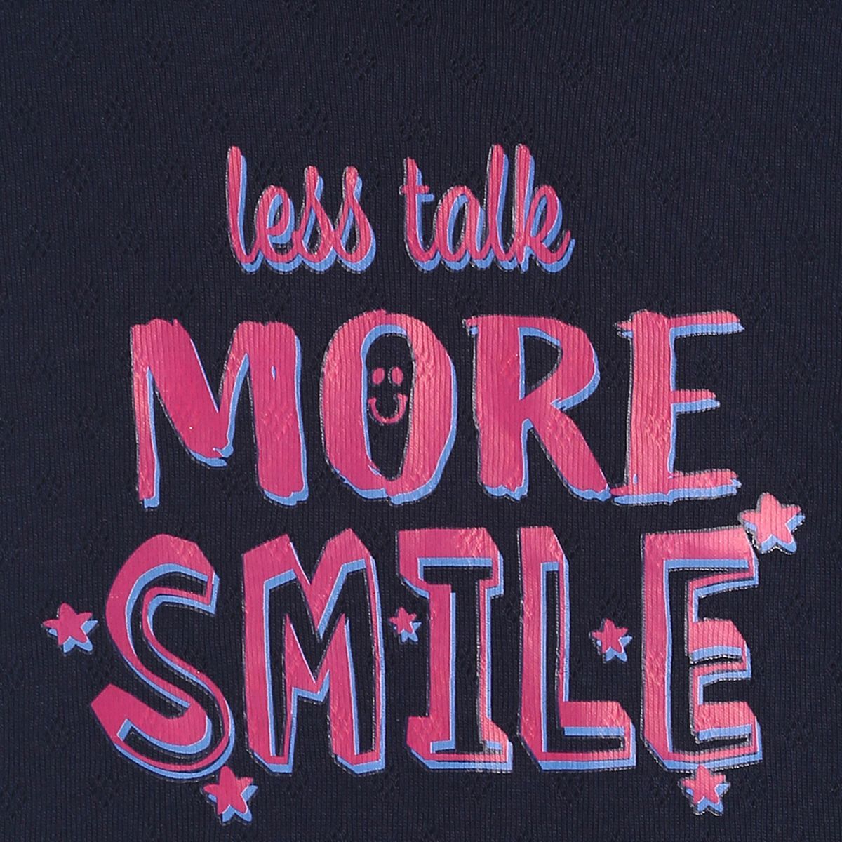 Pack of 1 knit top - navy for 3-6 Months