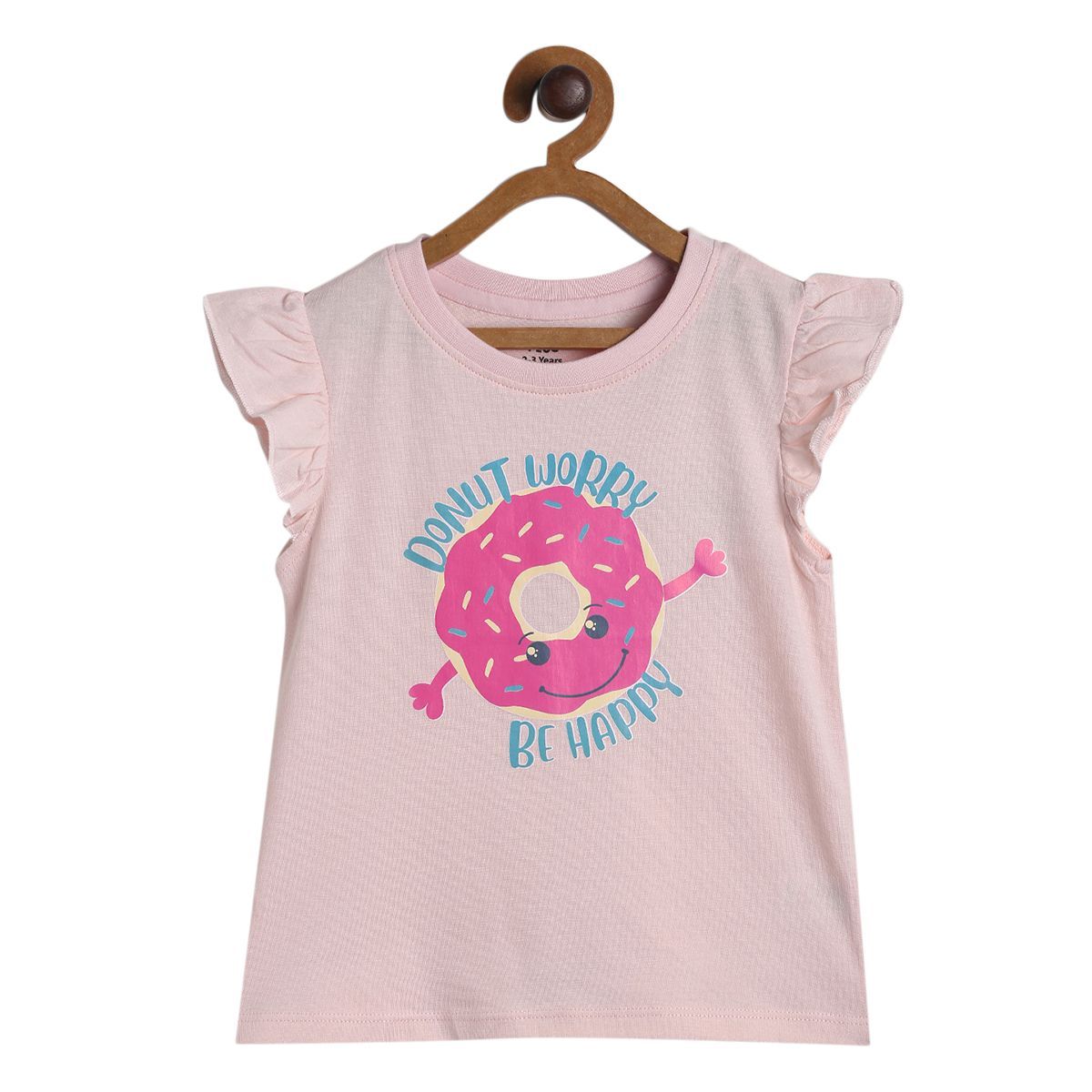 Pack of 1 knit top - peach for 3-6 Months