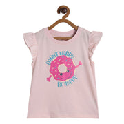 Pack of 1 knit top - peach for 3-6 Months