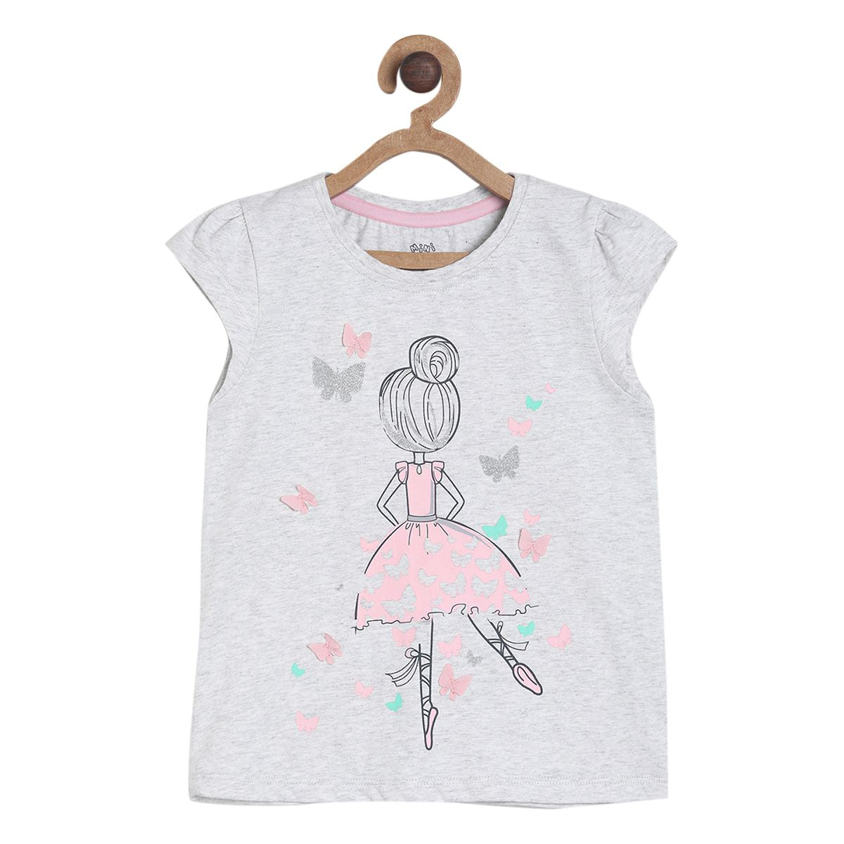 Pack of 1 knit top - grey for 3-6 Months