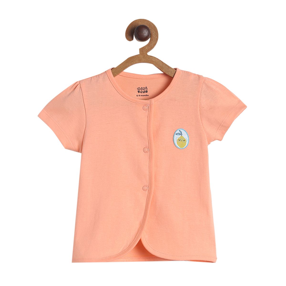 Pack of 3 front open vest - white & lemon yellow for New Born