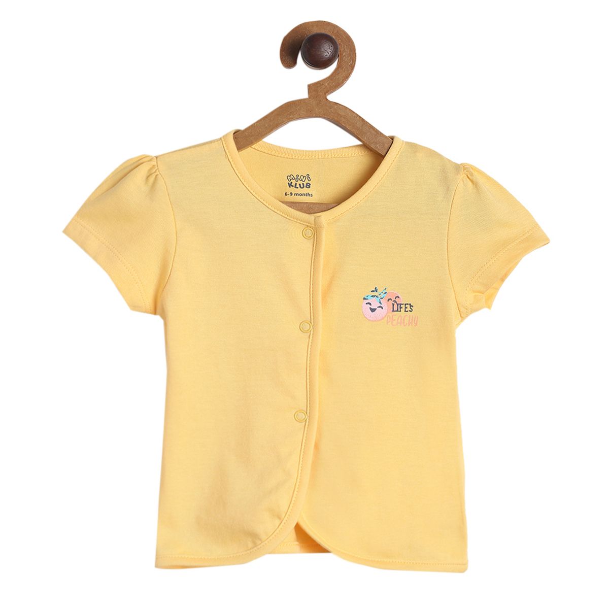 Pack of 3 front open vest - baby pink & pink for New Born