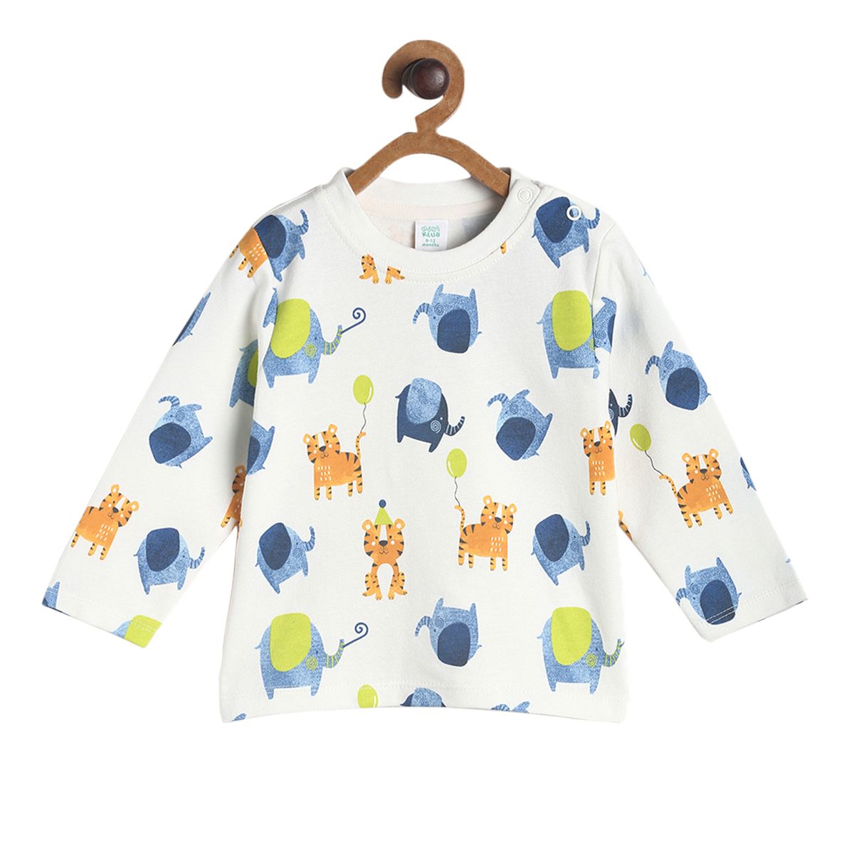 Pack of 2 t-shirt and full length bottom - marshmallow and grey for 0-3 Months