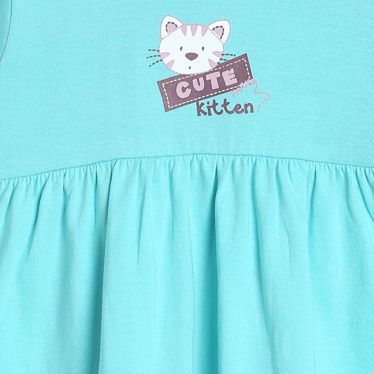 Pack of 1 knit dress - blue for 0-3 Months